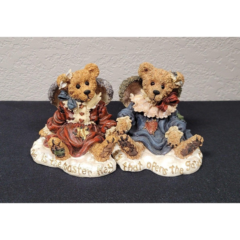 Boyds Bears & Friends Figurine Love Is The Master Key Style #228308/228317